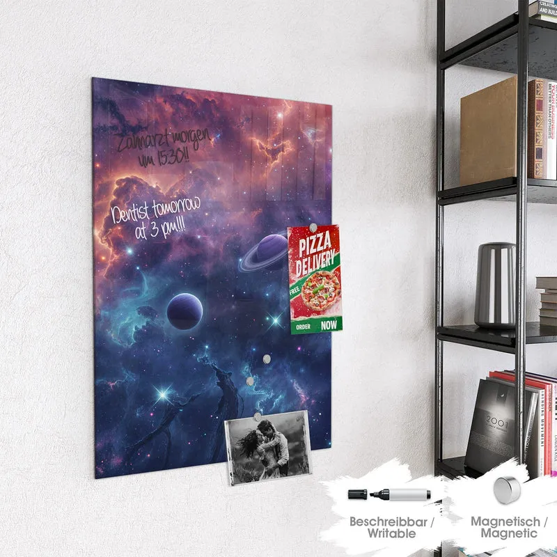 Magnettafel - Planet mit Ring