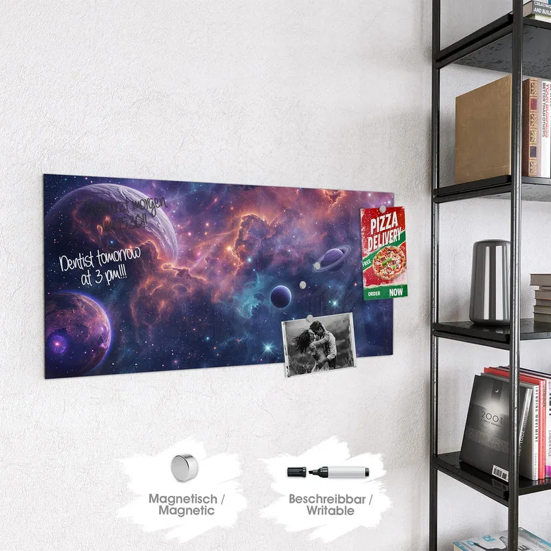 Magnettafel - Planet mit Ring