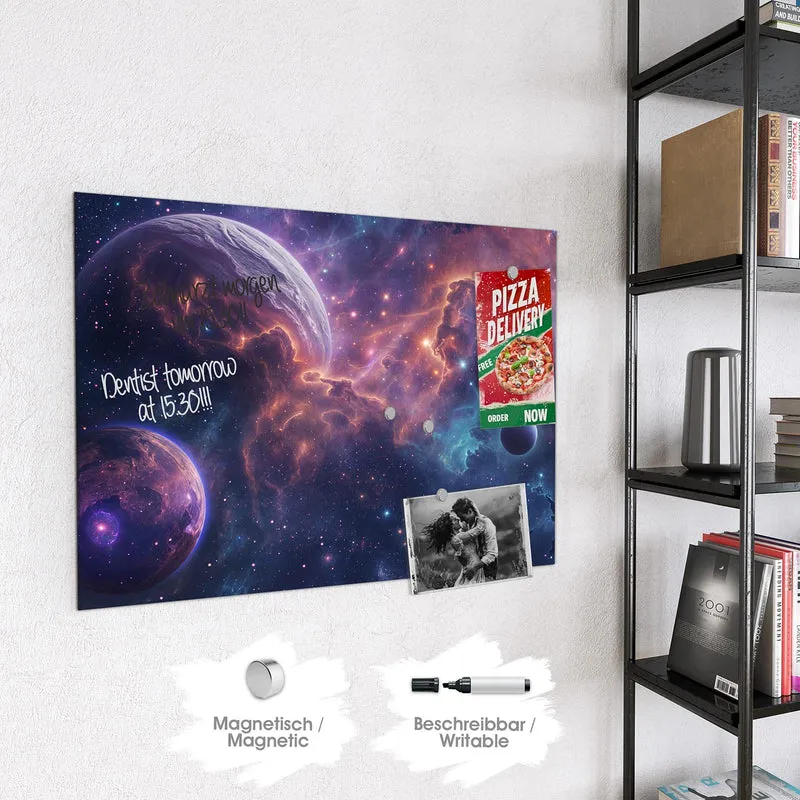 Magnettafel - Planet mit Ring