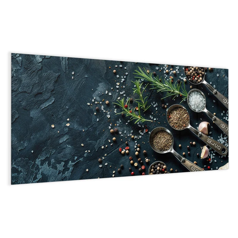 Magnettafel - Gewürze in Messlöffeln