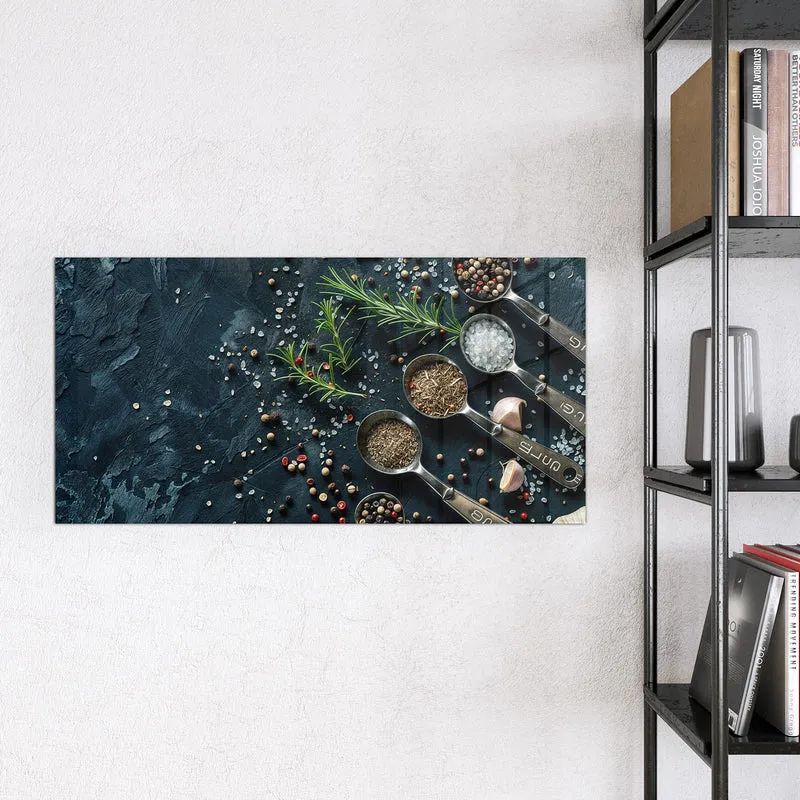 Magnettafel - Gewürze in Messlöffeln