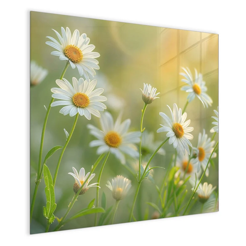 Magnettafel - Weiße Margeriten