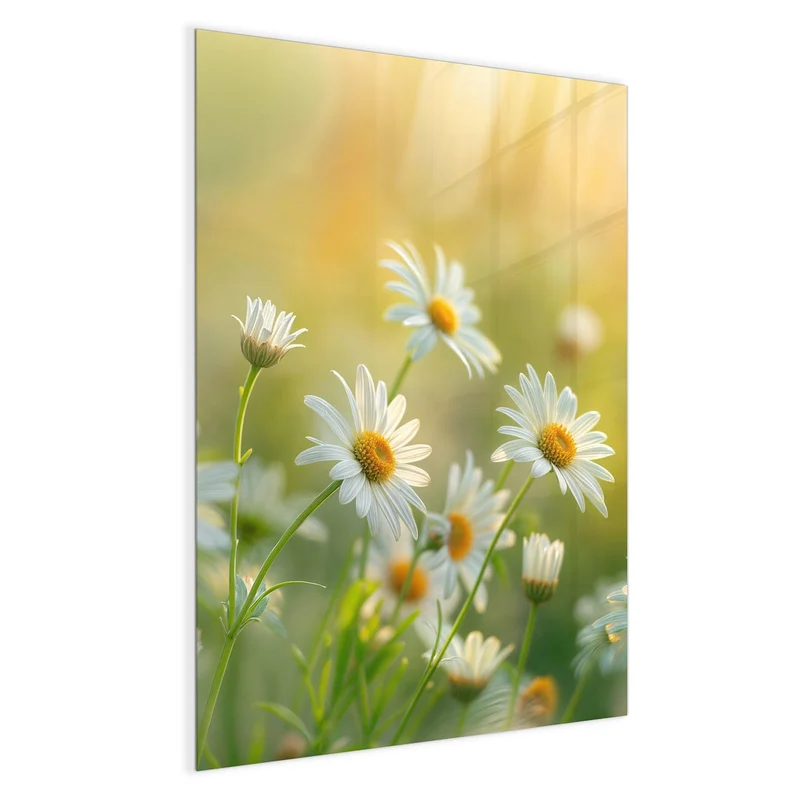 Magnettafel - Weiße Margeriten