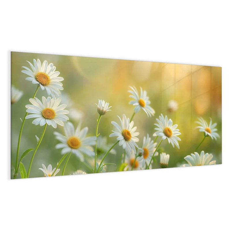 Magnettafel - Weiße Margeriten