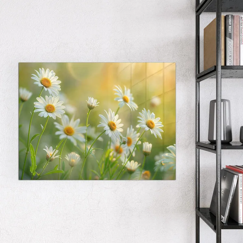 Magnettafel - Weiße Margeriten