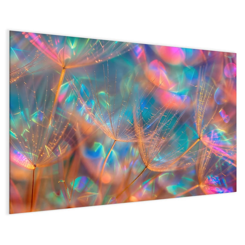 Magnettafel - Bunte Pusteblume