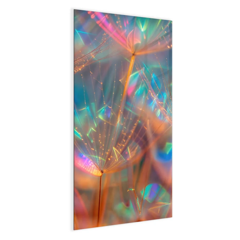 Magnettafel - Bunte Pusteblume