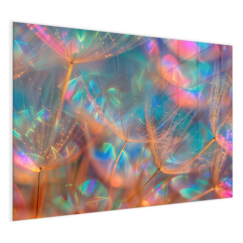 Magnettafel - Bunte Pusteblume