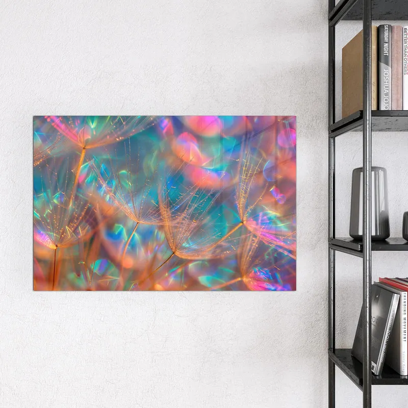 Magnettafel - Bunte Pusteblume
