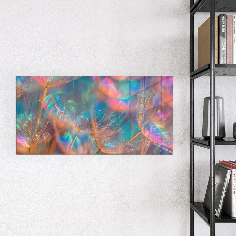 Magnettafel - Bunte Pusteblume