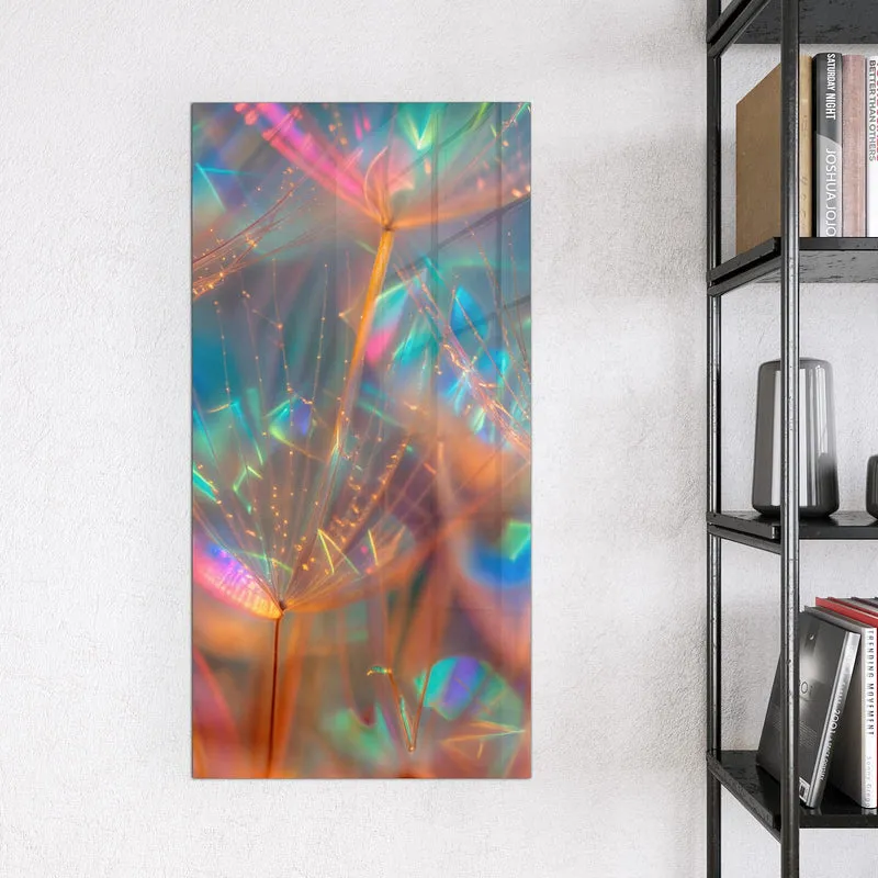 Magnettafel - Bunte Pusteblume