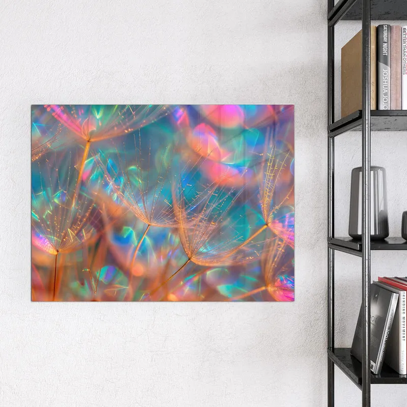 Magnettafel - Bunte Pusteblume