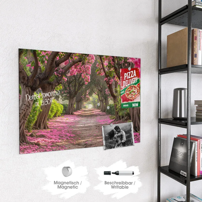 Magnettafel - Blütenallee