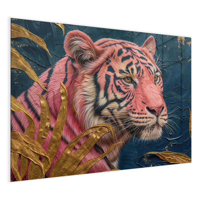 Magnettafel - Pinker Tiger