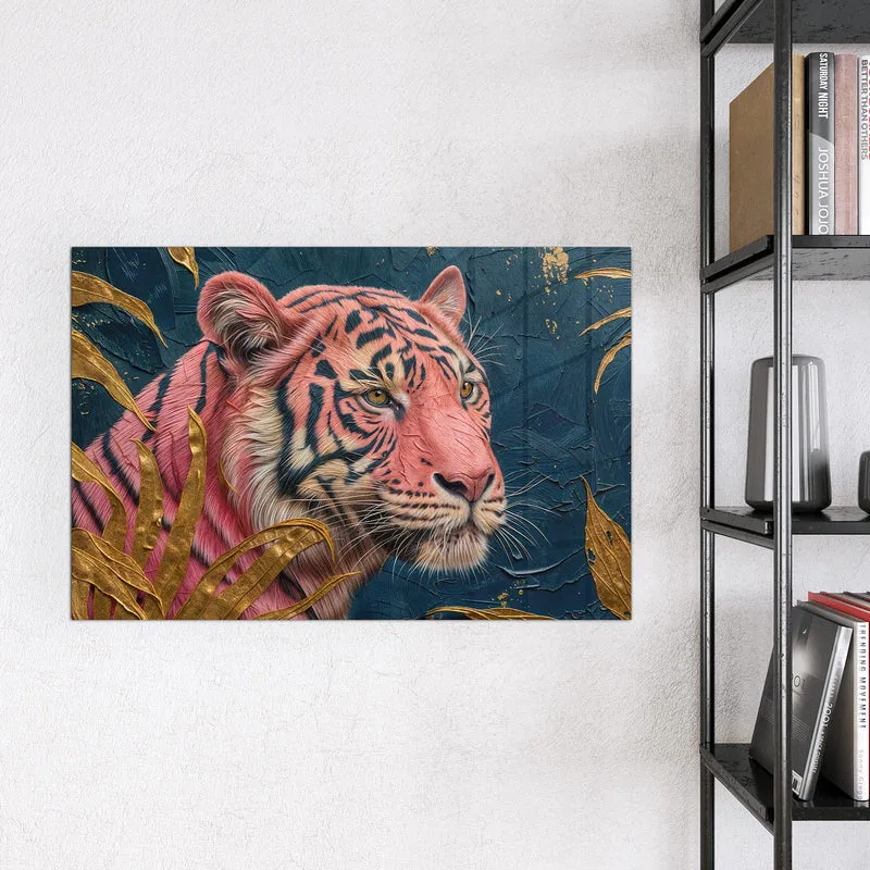 Magnettafel - Pinker Tiger