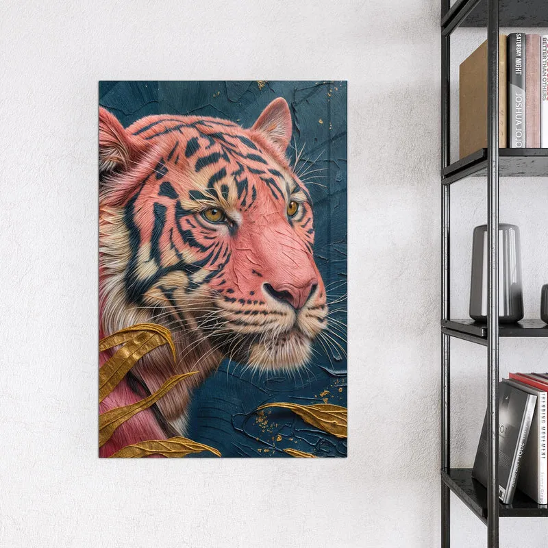 Magnettafel - Pinker Tiger