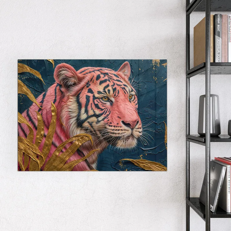 Magnettafel - Pinker Tiger