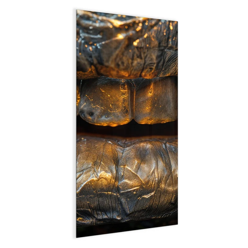 Magnettafel - Metallischer Mund