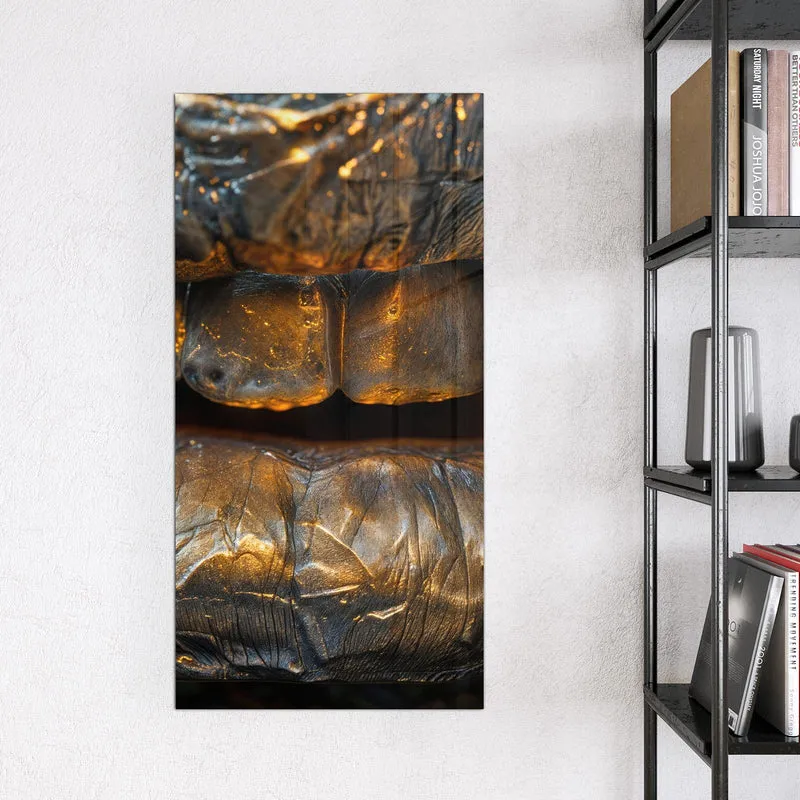 Magnettafel - Metallischer Mund