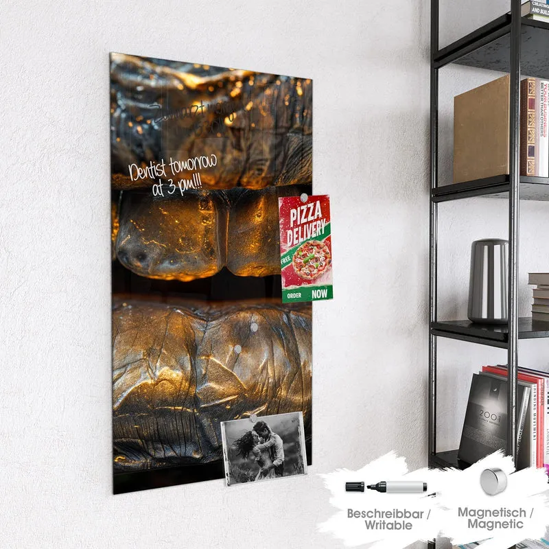Magnettafel - Metallischer Mund
