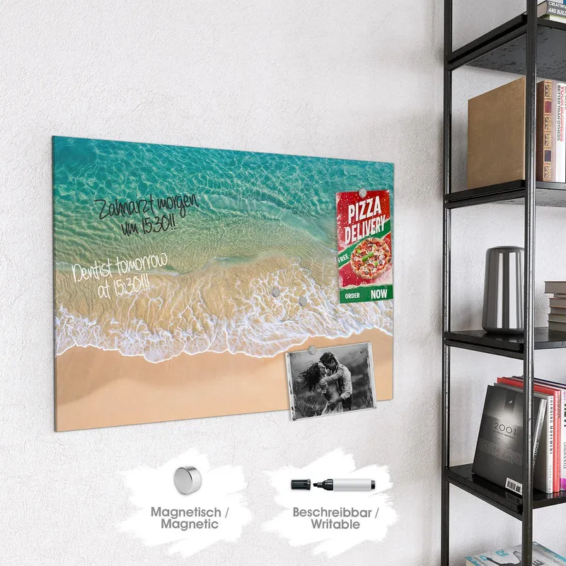Magnettafel - Mintgrünes Flachwasser