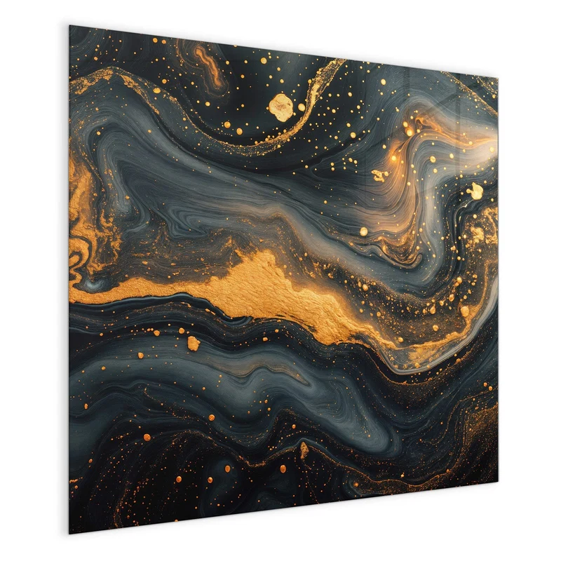 Magnettafel - Marmor mit Goldadern