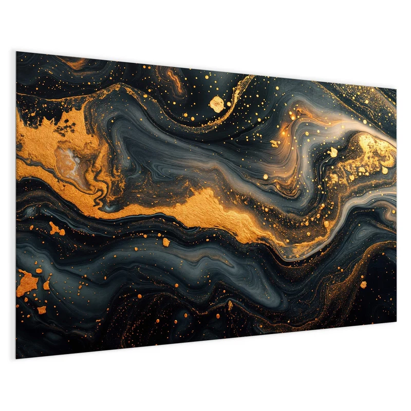 Magnettafel - Marmor mit Goldadern