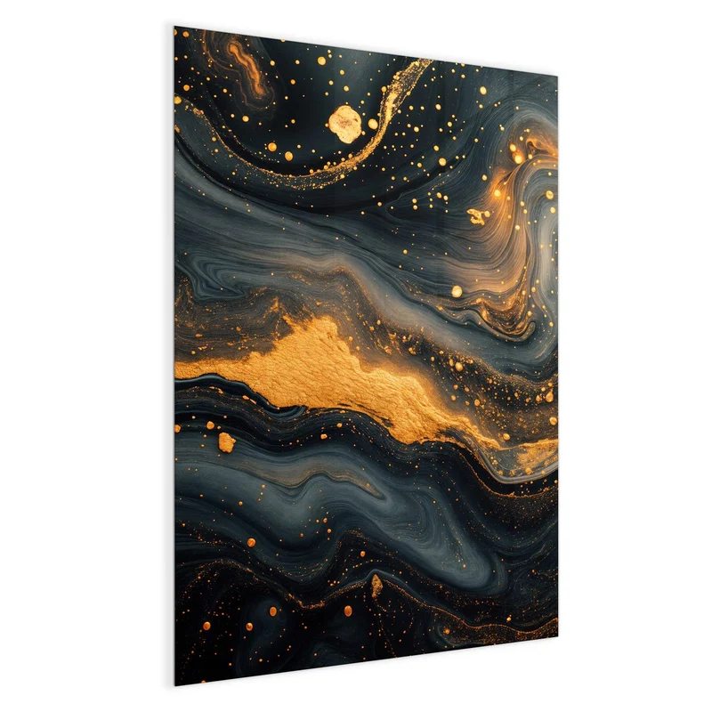 Magnettafel - Marmor mit Goldadern