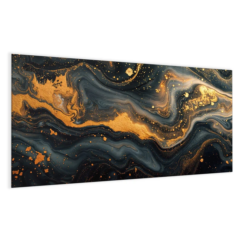 Magnettafel - Marmor mit Goldadern