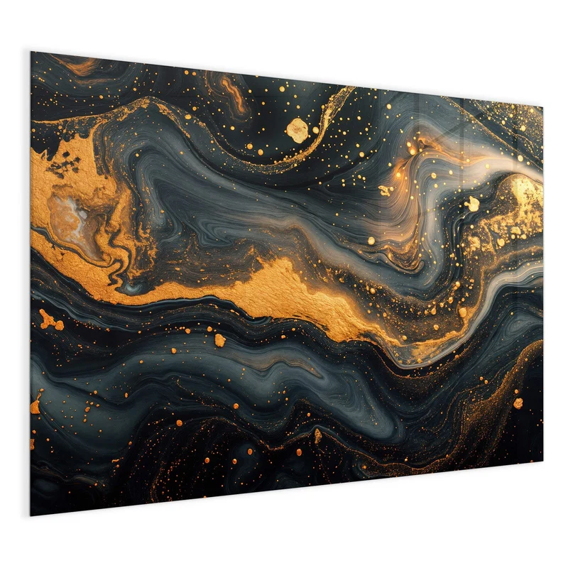 Magnettafel - Marmor mit Goldadern