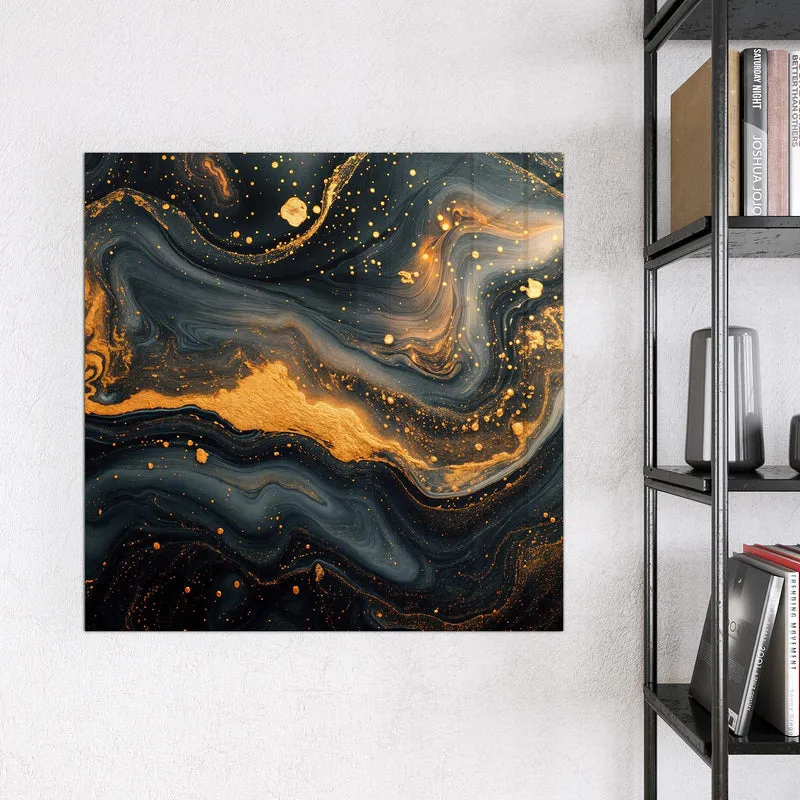 Magnettafel - Marmor mit Goldadern