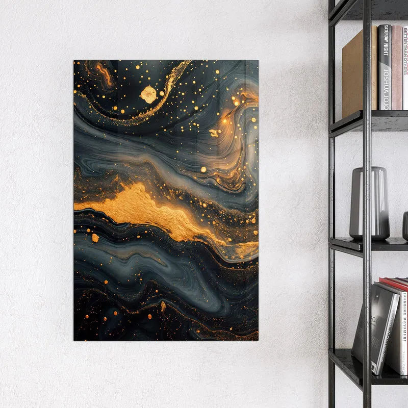 Magnettafel - Marmor mit Goldadern