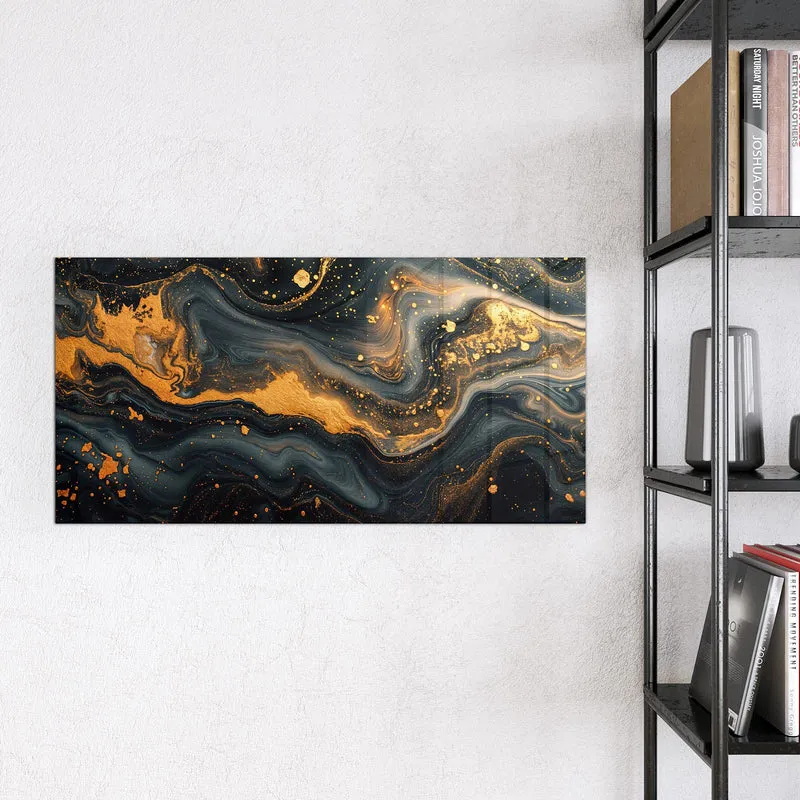 Magnettafel - Marmor mit Goldadern