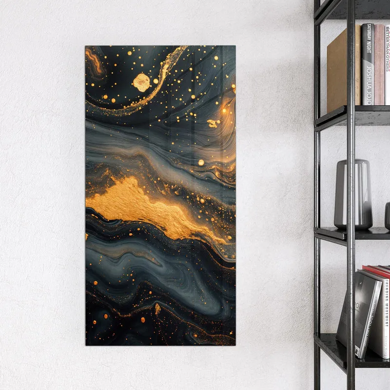 Magnettafel - Marmor mit Goldadern