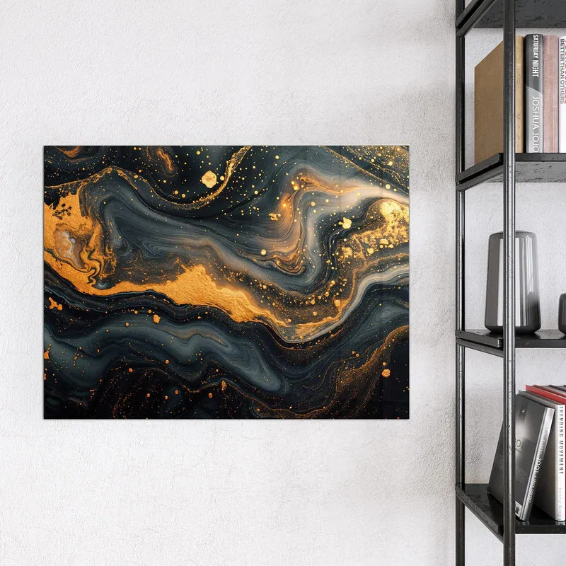 Magnettafel - Marmor mit Goldadern