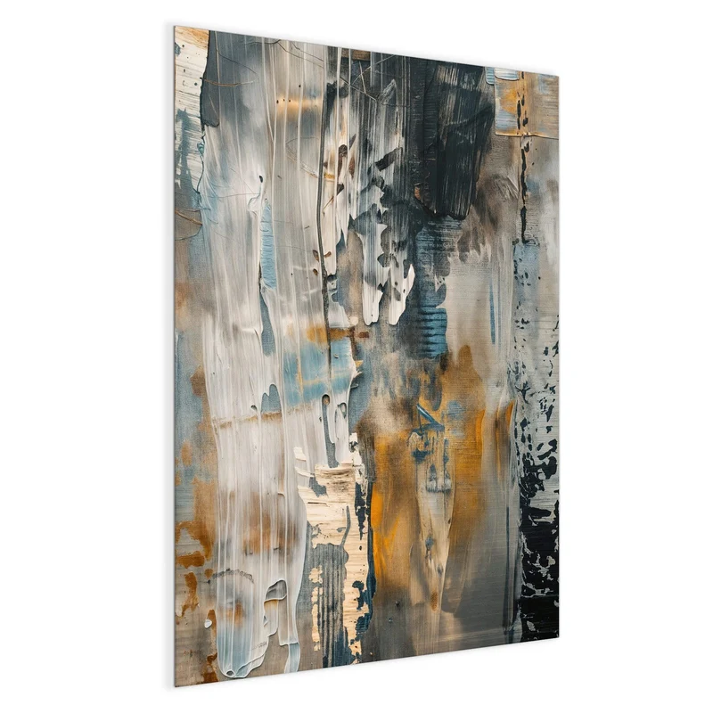 Magnettafel - Blaue Farbschichten