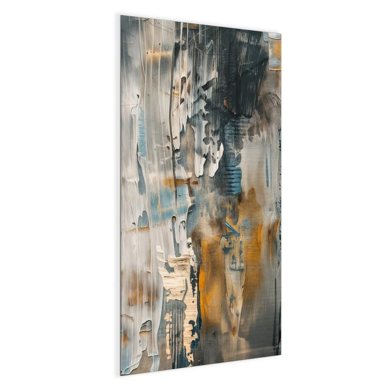 Magnettafel - Blaue Farbschichten