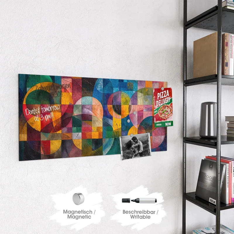 Magnettafel - Kreise und Quadrate