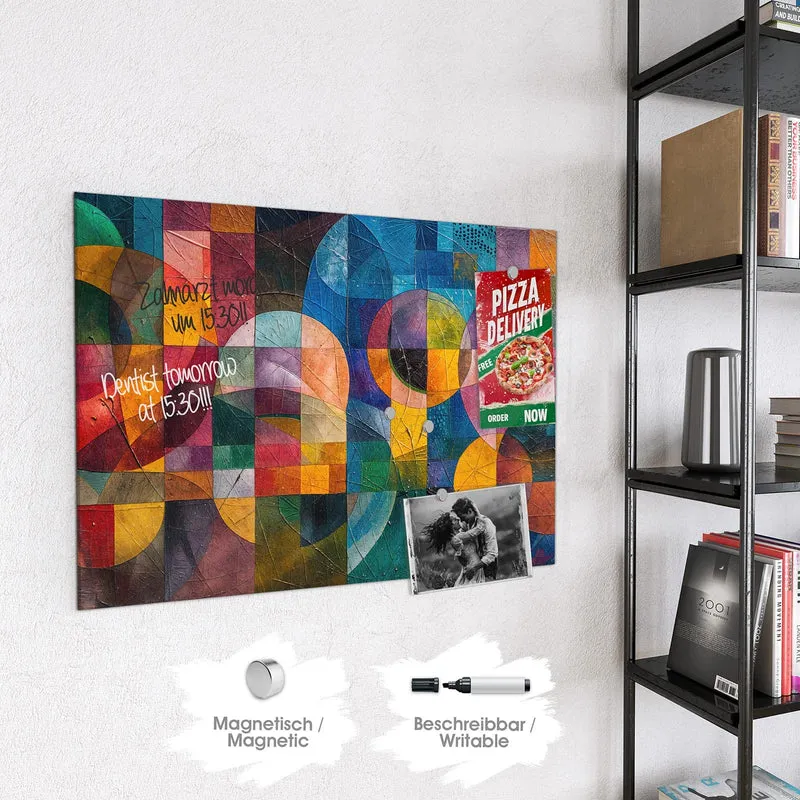 Magnettafel - Kreise und Quadrate