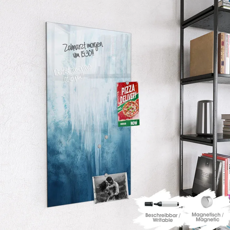 Magnettafel - Gefrorener Wasserfall