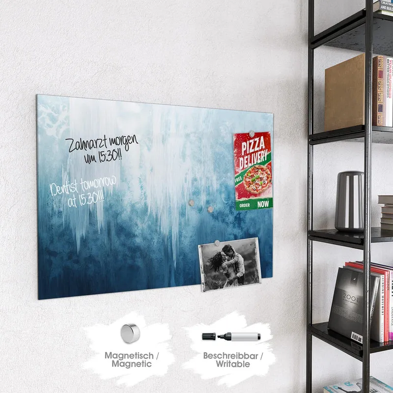 Magnettafel - Gefrorener Wasserfall