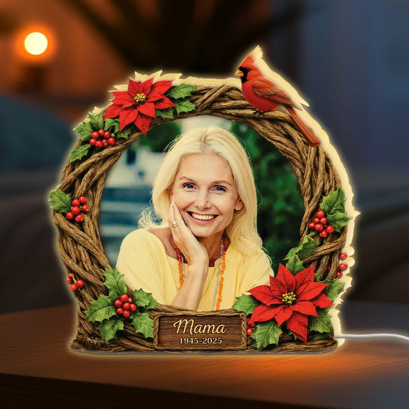 Papa Mit Foto - Personalisierte Trauergeschenke | Lightbox Mama/Papa