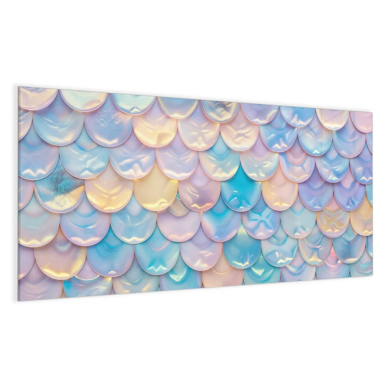 Magnettafel - Schuppen in Pastell
