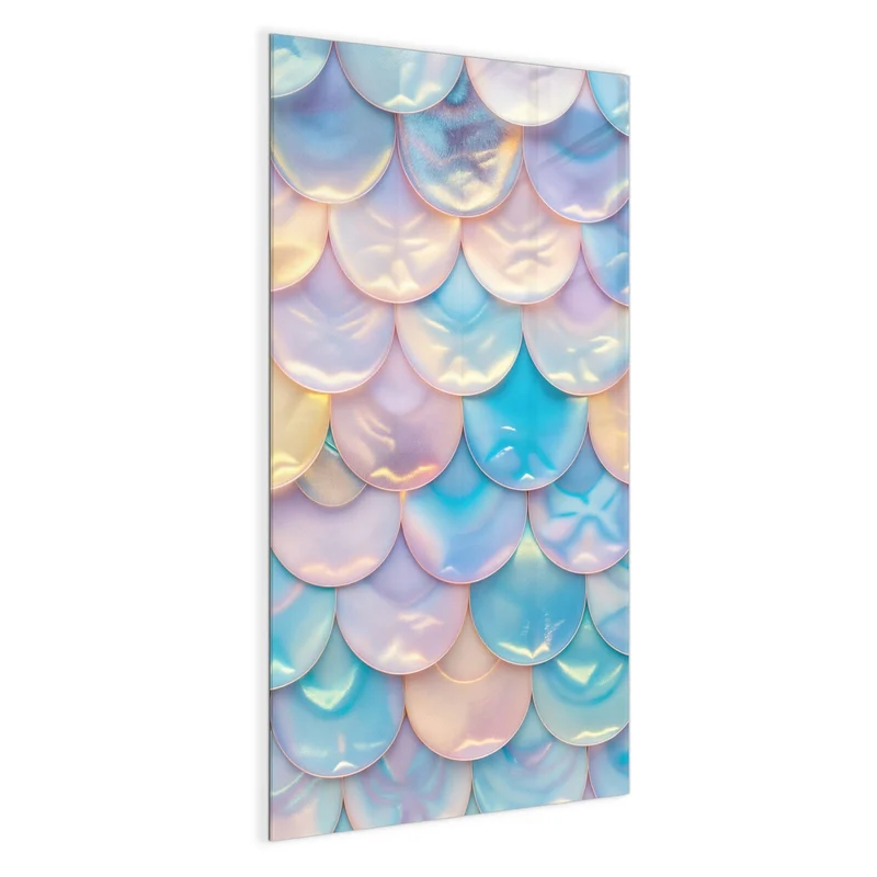 Magnettafel - Schuppen in Pastell