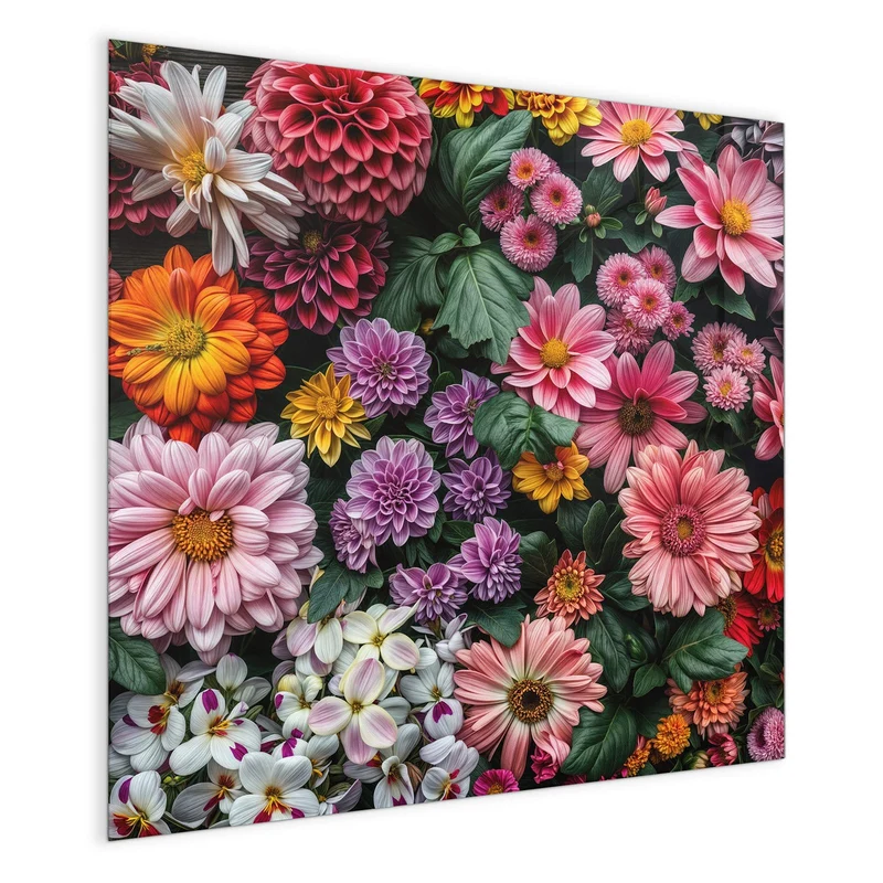Magnettafel - Bunter Blütenteppich