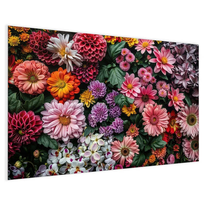 Magnettafel - Bunter Blütenteppich