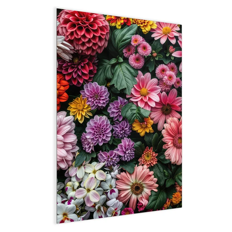Magnettafel - Bunter Blütenteppich