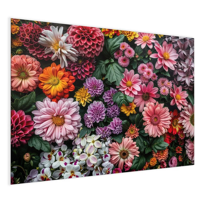 Magnettafel - Bunter Blütenteppich