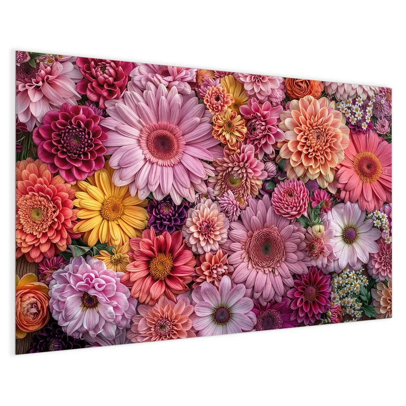 Magnettafel - Rosa Blütenteppich