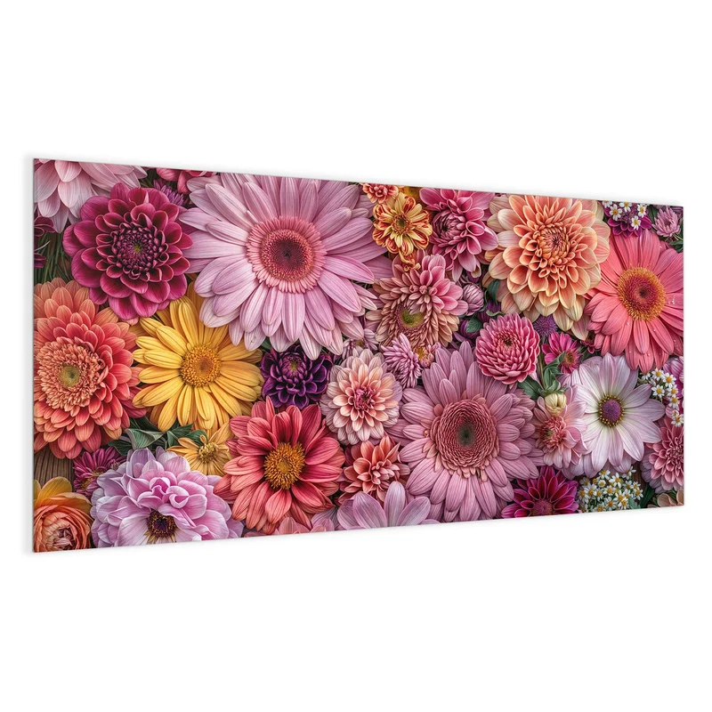 Magnettafel - Rosa Blütenteppich